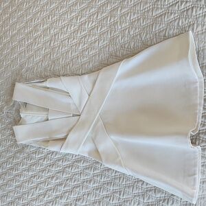 NWOT Camilla and Marc white responsive ribbon dress